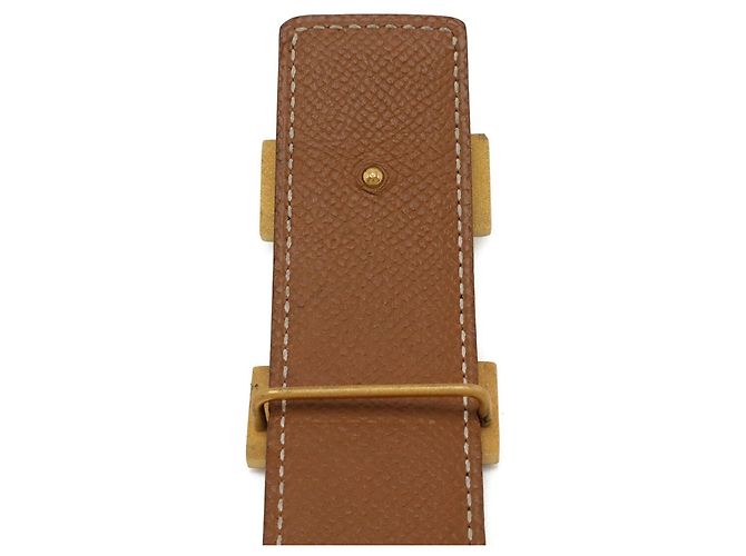 Hermès Hermes H-Gürtel mit H-Schnalle Braun Schwarz - Ansicht 5