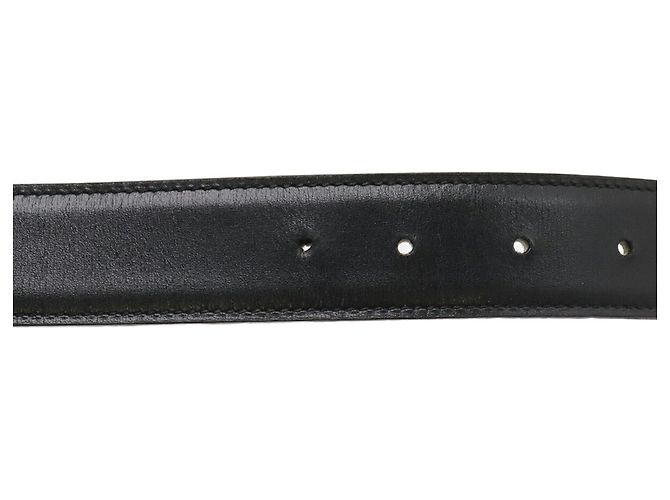 Hermès Hermes H-Gürtel mit H-Schnalle Braun Schwarz - Ansicht 7