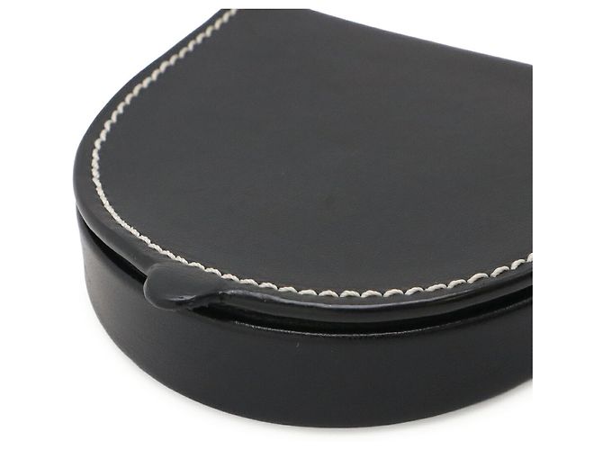 LOEWE Anagram Heel Pouch Mini Shoulder Bag Nero - vista 4