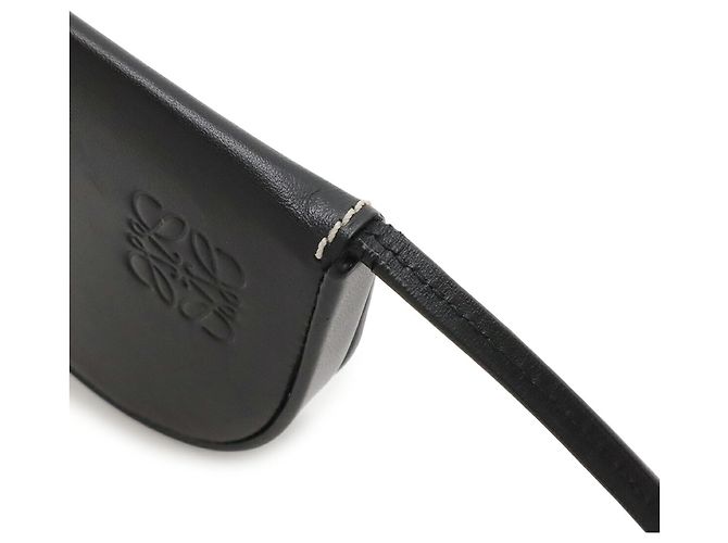 LOEWE Anagram Heel Pouch Mini Shoulder Bag Nero - vista 5