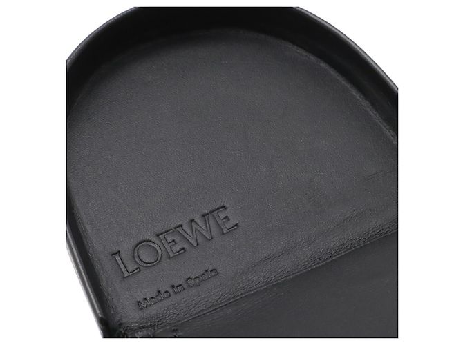 LOEWE Anagram Heel Pouch Mini Shoulder Bag Nero - vista 7