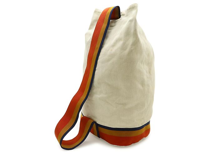 Hermès Hermes Cavalier Schultertasche Orange Gelb Marineblau - Ansicht 3
