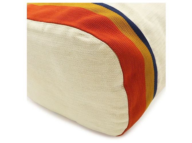 Hermès Hermes Cavalier Schultertasche Orange Gelb Marineblau - Ansicht 4