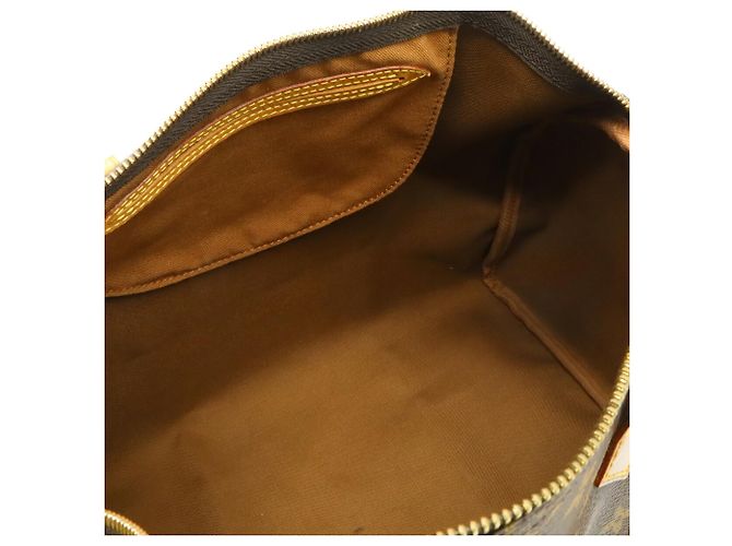 Borsa Louis Vuitton Monogram Speedy 35 Marrone - vista 7