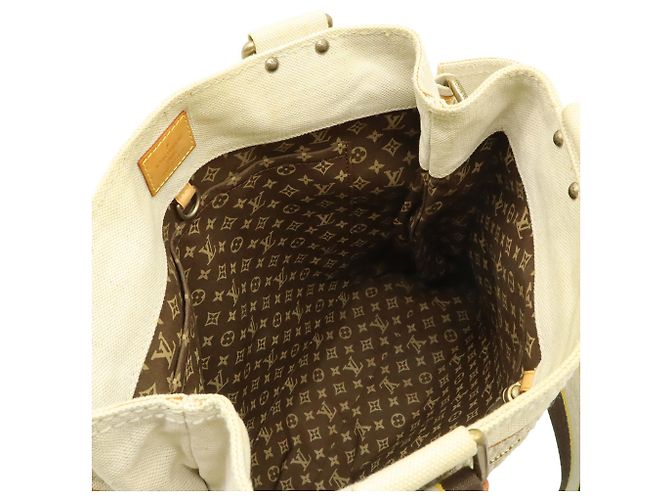 Borsa Tote Louis Vuitton Cruise Line Globe Shopper MM Blu - vista 7