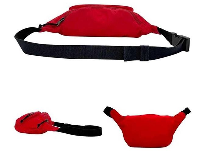 Borsa a tracolla Balenciaga Explorer Rosso - vista 3