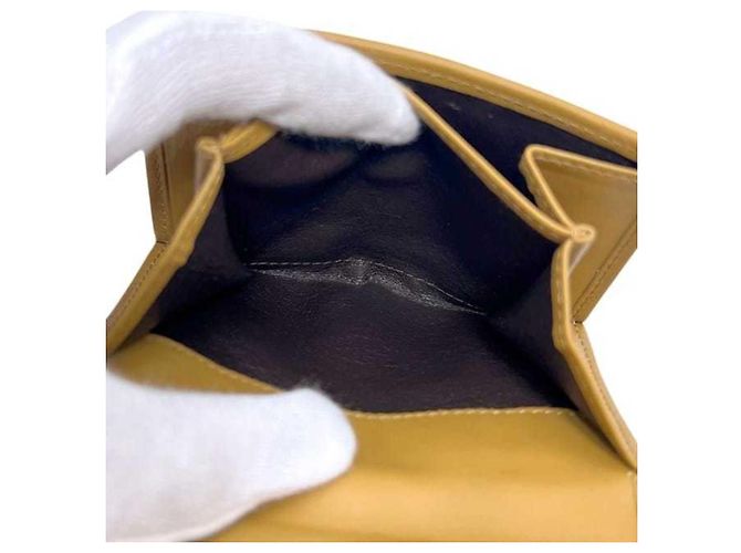 Portafoglio Bi-Fold Gucci beige e giallo - vista 7