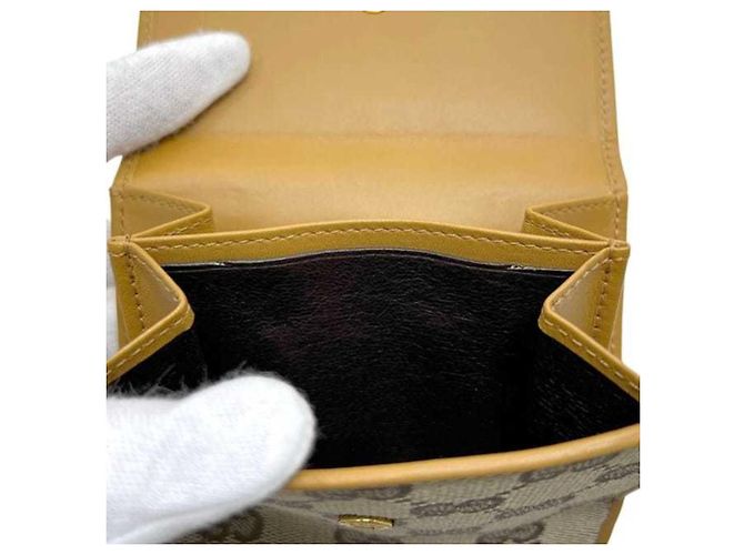 Portafoglio Bi-Fold Gucci beige e giallo - vista 8