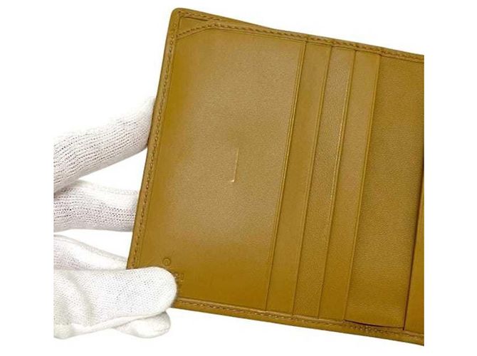Portafoglio Bi-Fold Gucci beige e giallo - vista 9