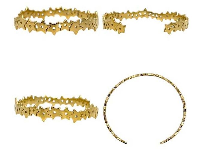 Bracciale con charm Christian Dior in oro D'oro - vista 3