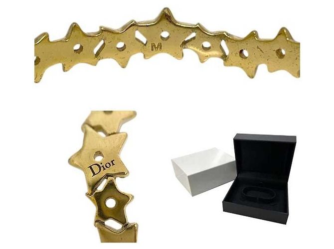 Bracciale con charm Christian Dior in oro D'oro - vista 8