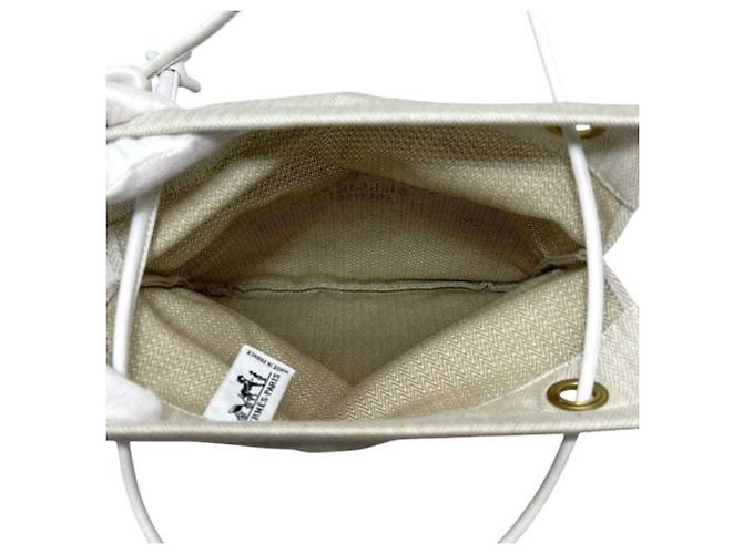 Hermès Borsa a tracolla Hermes Aline PM Bianco Beige - vista 5