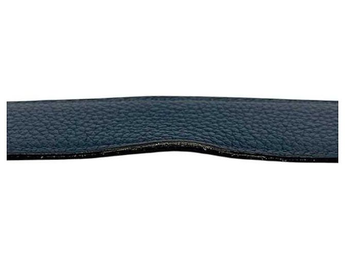 Hermès Hermes Ledergürtel Navy Blue Blau Marineblau - Ansicht 10