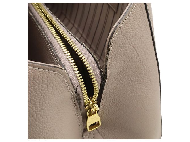 Borsa Louis Vuitton Monogram Empreinte Montaigne MM Marrone - vista 7