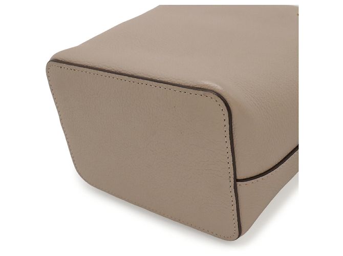 Borsa a tracolla Louis Vuitton Nano Lockme Bucket Beige - vista 4