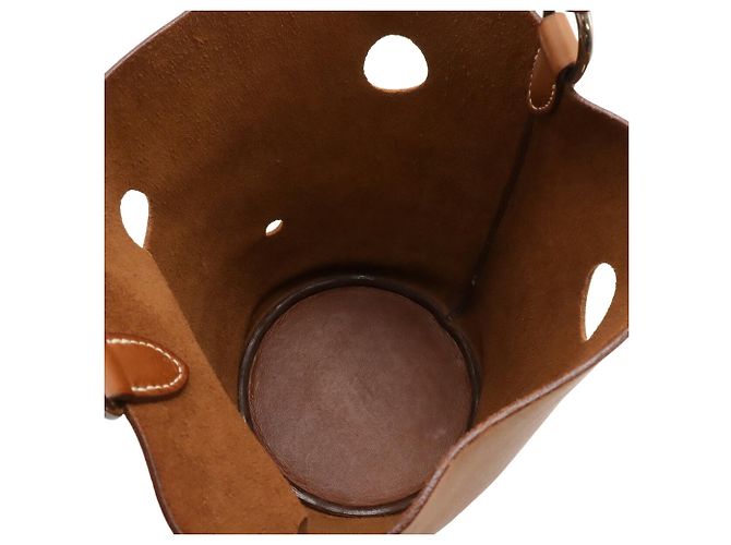 Hermès Hermes Mainjoire PM Handtasche Braun - Ansicht 8