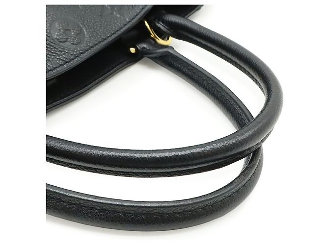 Borsa Louis Vuitton Monogram Empreinte Montaigne GM Nero Monogramma - vista 5