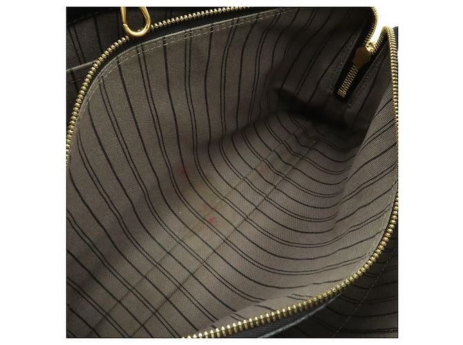 Borsa Louis Vuitton Monogram Empreinte Montaigne GM Nero Monogramma - vista 7