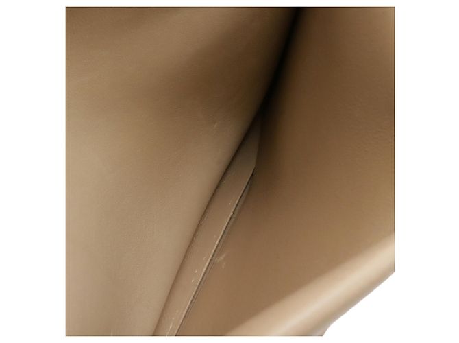 Borsa Tote a spalla in pelle di vitello beige Hermès - vista 10