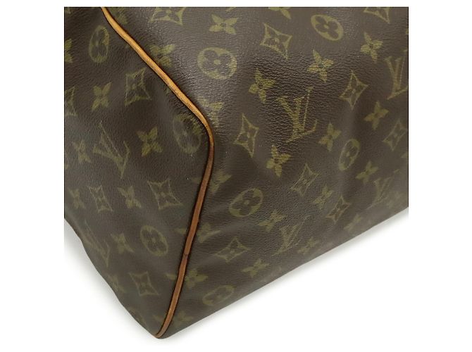 Borsa Louis Vuitton Monogram Speedy 35 Marrone Monogramma - vista 4