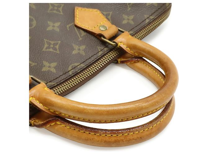 Borsa Louis Vuitton Monogram Speedy 35 Marrone Monogramma - vista 5
