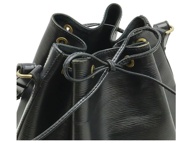 Borsa a Spalla Louis Vuitton Epi Noe Nero - vista 5