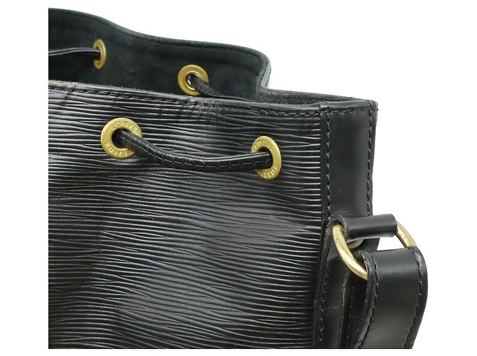 Borsa a Spalla Louis Vuitton Epi Noe Nero - vista 8