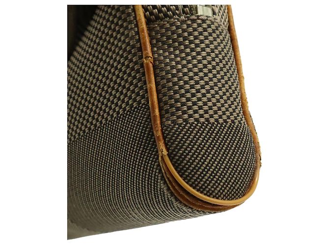 Borsa a tracolla Louis Vuitton Damier Geant Acrobat Cachi - vista 10