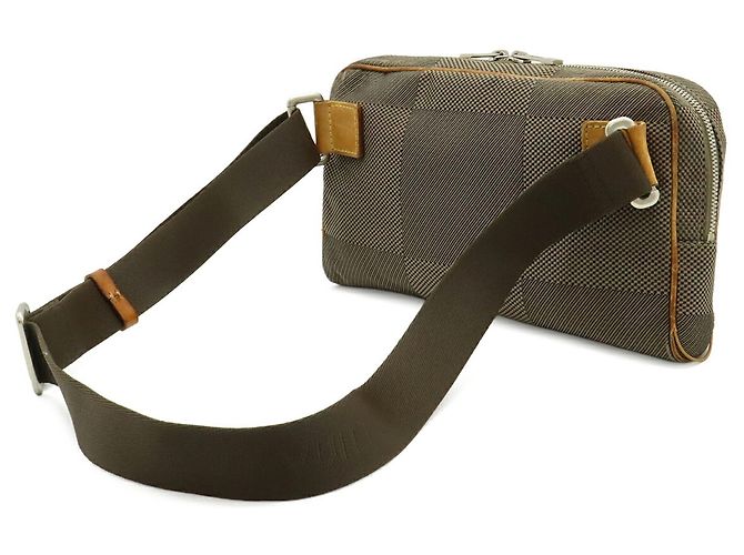 Borsa a tracolla Louis Vuitton Damier Geant Acrobat Cachi - vista 3