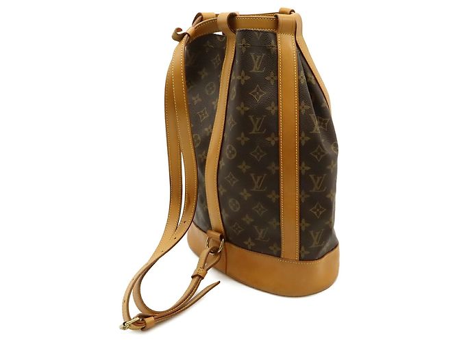 Bolsa de Ombro Louis Vuitton Monogram Randonee PM Marrom - vista 3