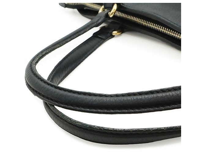 Borsa Tote Gucci Soho Interlocking G Nero Giallo - vista 5