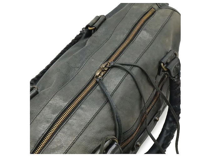 Borsa Balenciaga The Twiggy Grigio antracite - vista 7
