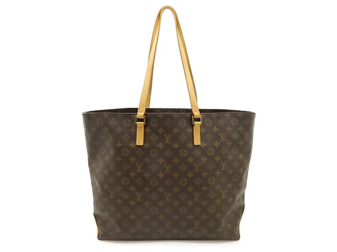 Borsa Tote Louis Vuitton Monogram Cabas Alto Marrone - vista 2