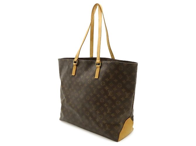 Borsa Tote Louis Vuitton Monogram Cabas Alto Marrone - vista 3