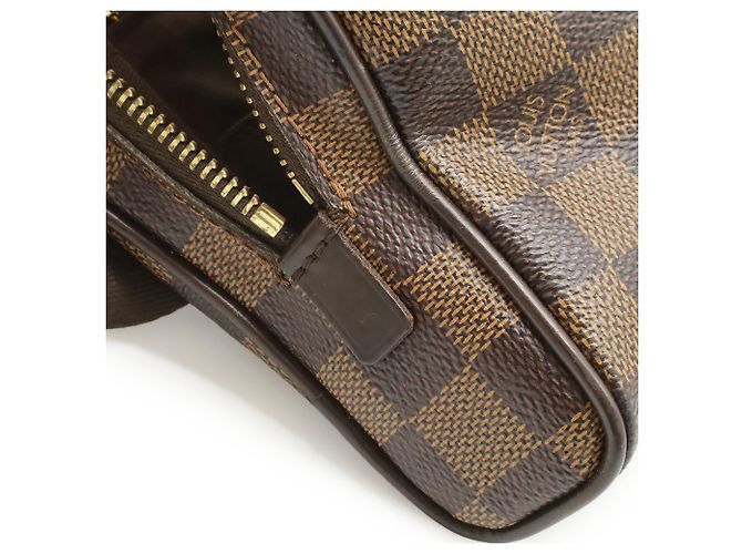 Borsa a tracolla Louis Vuitton in tela Damier Marrone Damier ebene - vista 7