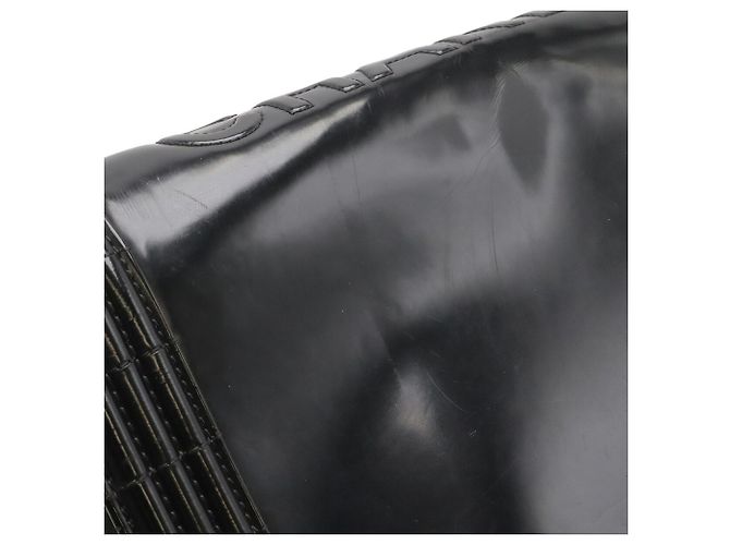Borsa a Spalla Chanel Boy Matelassé Nero - vista 5