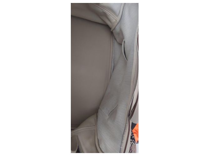 Hermès Borsa da viaggio in pelle beige - vista 12