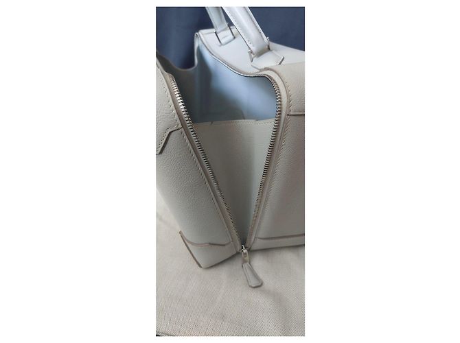 Hermès Borsa da viaggio in pelle beige - vista 7