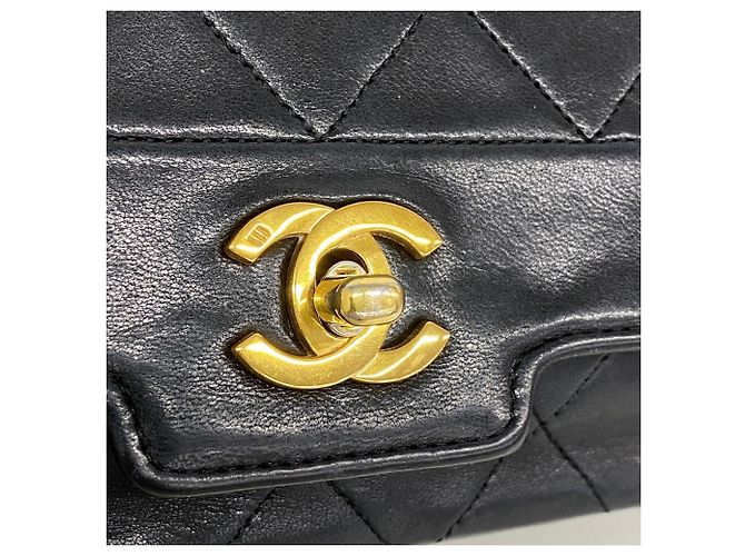 Borsa a Spalla con Catena Chanel Diana Nero - vista 11