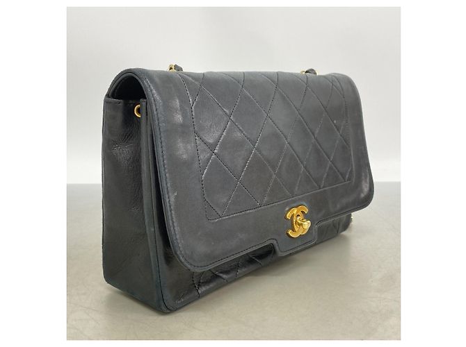 Borsa a Spalla con Catena Chanel Diana Nero - vista 2