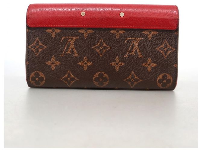 Louis Vuitton Monogram Portefeuille Pallas Long Wallet Fuschia - vista 10