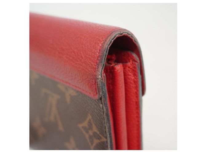 Louis Vuitton Monogram Portefeuille Pallas Long Wallet Fuschia - vista 7