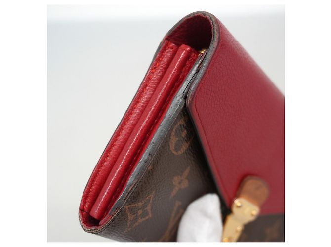 Louis Vuitton Monogram Portefeuille Pallas Long Wallet Fuschia - vista 8