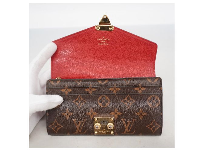 Louis Vuitton Monogram Portefeuille Pallas Long Wallet Fuschia - vista 9
