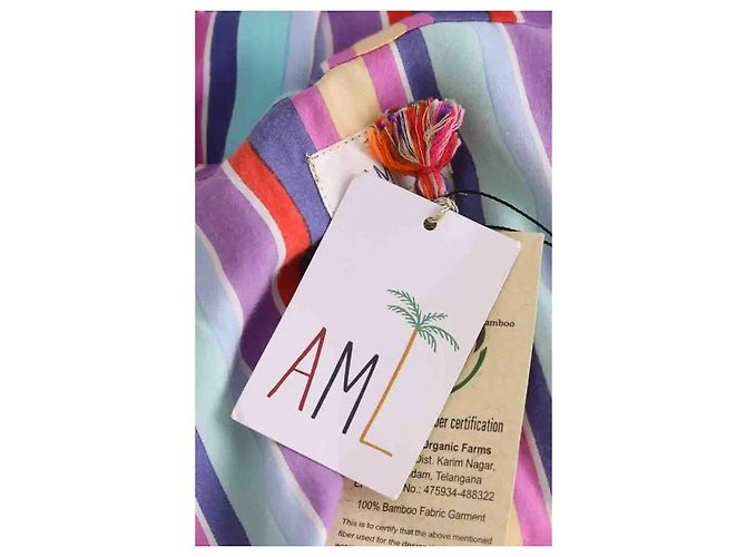 Autre Marque AML Paris Kleid mehrfarbig Mehrfarben - Ansicht 5