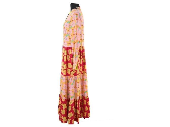 Autre Marque Mehrfarbiges Kleid Mehrfarben - Ansicht 3