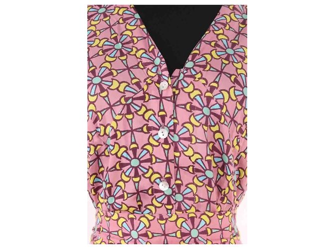 Autre Marque Vestido AML Paris de seda violeta Púrpura - vista 2