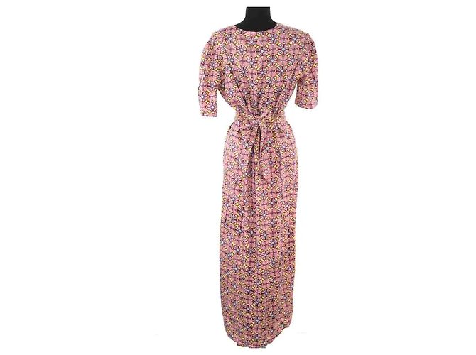 Autre Marque Vestido AML Paris de seda violeta Púrpura - vista 4
