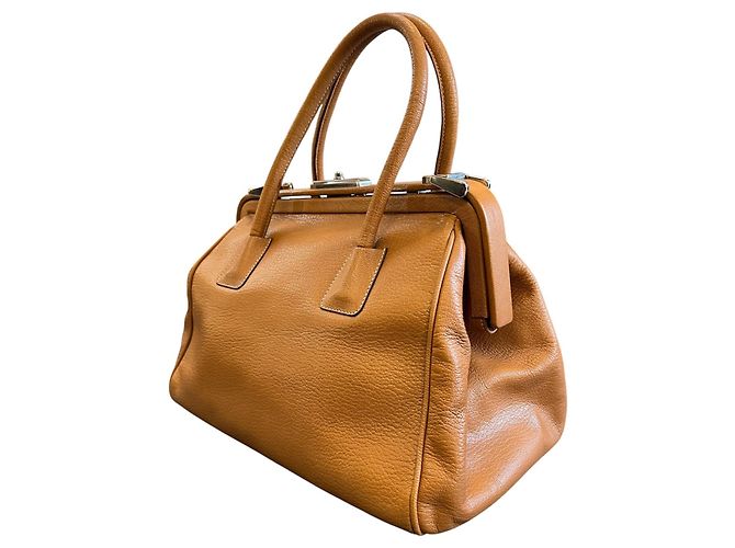 Sac à main à fermeture éclair en peau de chevreau Madras Prada - vue 2