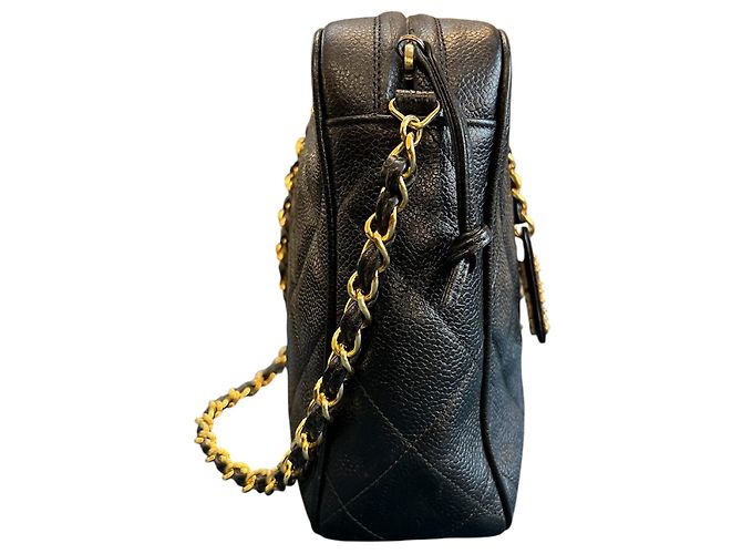 Camera Borsa a tracolla Chanel CC Quilted Caviar 1994 - vista 3